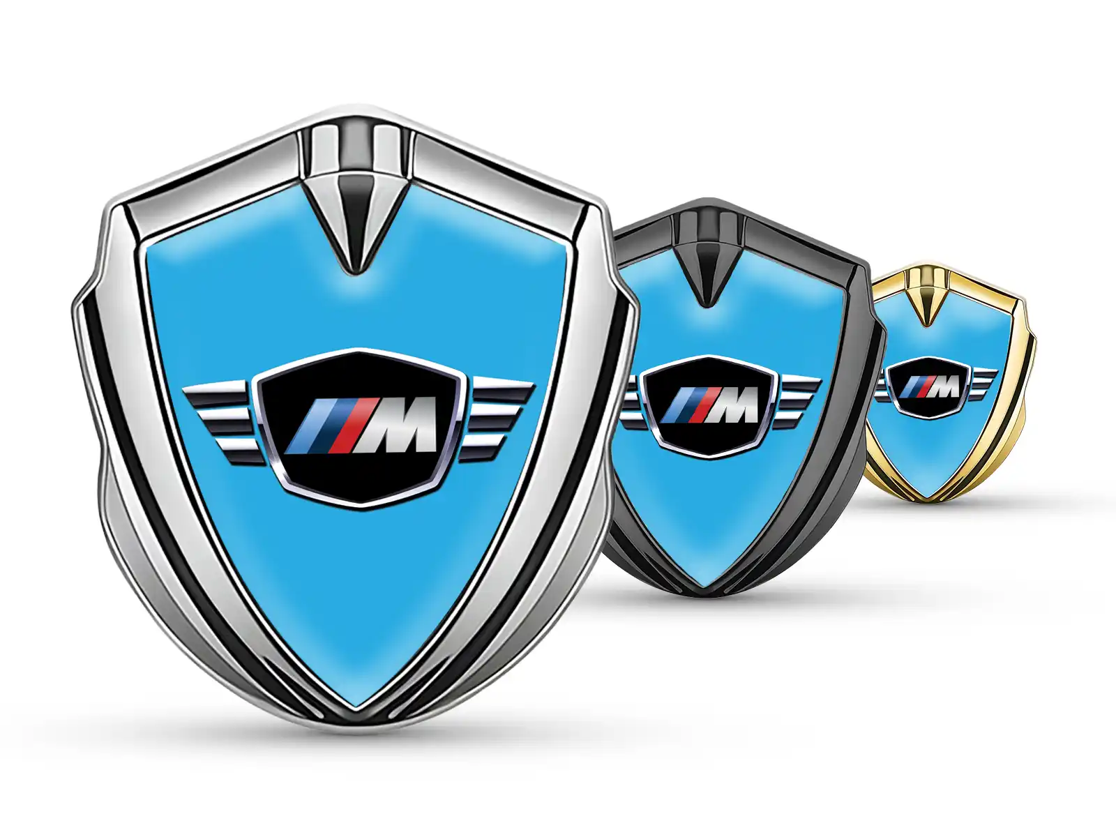 BMW Emblema Coche Insignia Máximo Estilo Sólido Montaje